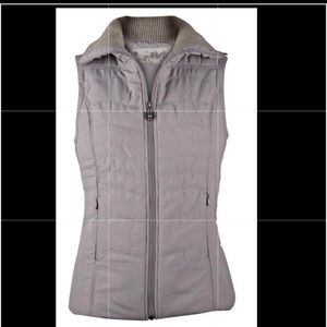 Women's Gray Quilted Vest